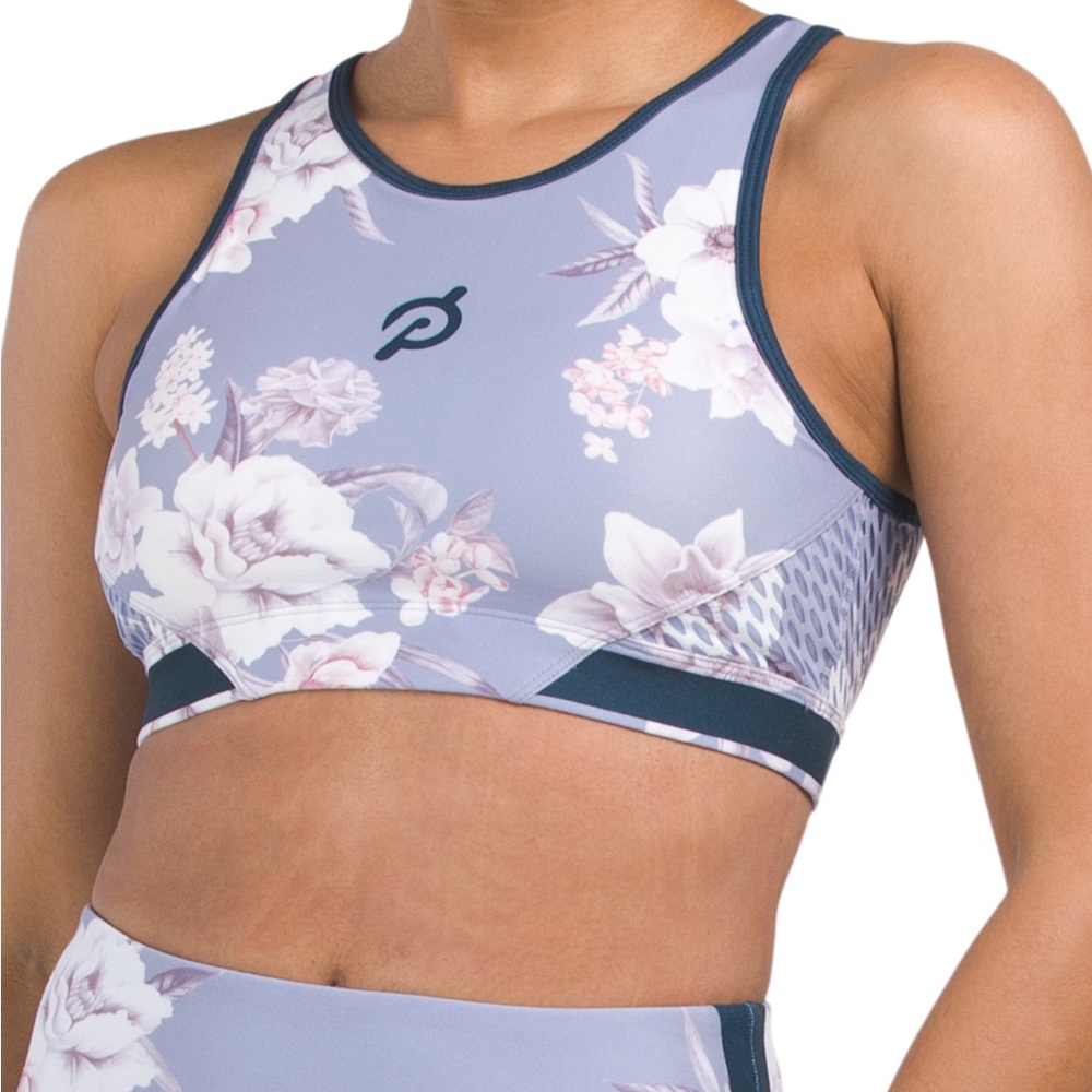 Peloton wild flower sports bra